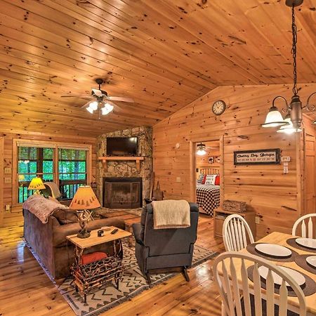 Pinot And Pine Chic Log Cabin About 5 Mi To Blue Ridge Luaran gambar