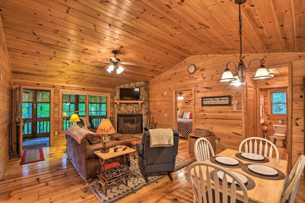 Pinot And Pine Chic Log Cabin About 5 Mi To Blue Ridge Luaran gambar