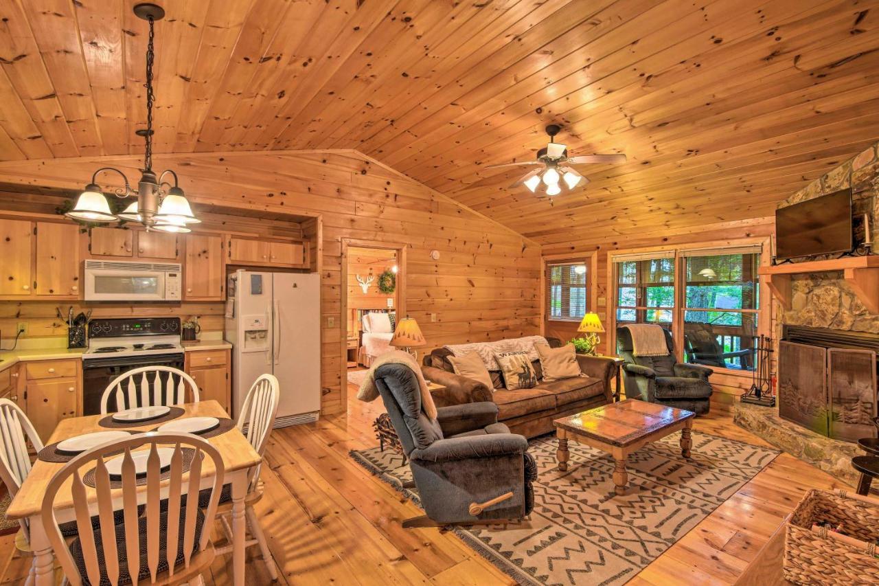 Pinot And Pine Chic Log Cabin About 5 Mi To Blue Ridge Luaran gambar