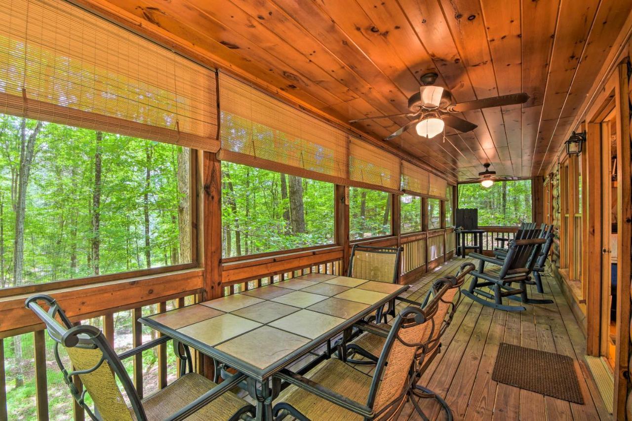 Pinot And Pine Chic Log Cabin About 5 Mi To Blue Ridge Luaran gambar