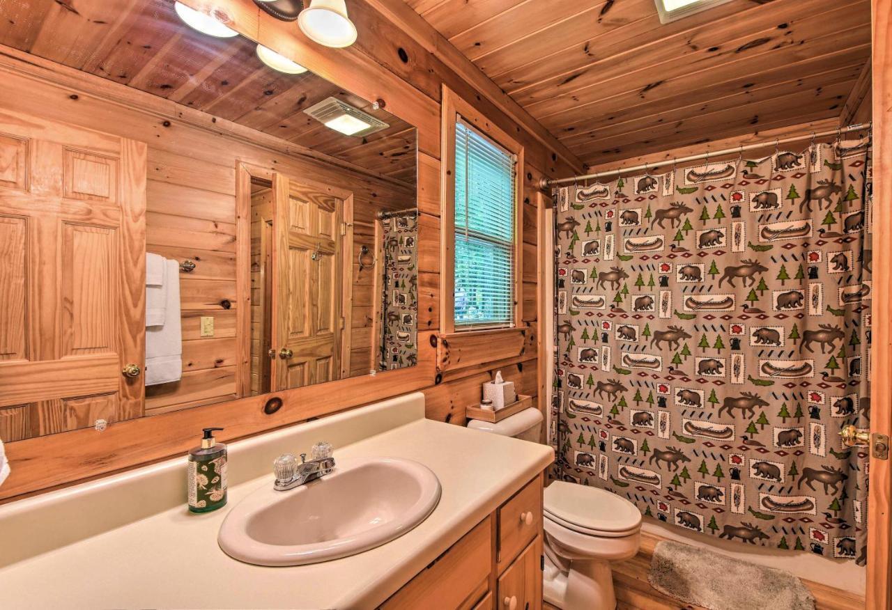 Pinot And Pine Chic Log Cabin About 5 Mi To Blue Ridge Luaran gambar
